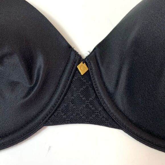 Chantelle Norah Black Chic Comfort Flex Underwire T-Shirt Bra Size 30G (DDDD) - Picture 4 of 10